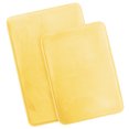 thumbnail image 2 of Set of 2 Large Clara Clark Bath Mat Bathroom Rug - Absorbent Memory Foam Bath Rugs - Non-Slip, Velvet Feel Microfiber Bathrug, Plush Shower, Toilet- Floor Bathmats Carpet - Mellow Yellow - 20"x32", 2 of 6