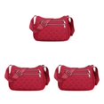 thumbnail image 4 of Maytalsory Crossbody Bag Premium For Multipurpose Large Capacity Polyester Messenger Bag Premiun Multiple Occations Gift winered 3Set, 4 of 6