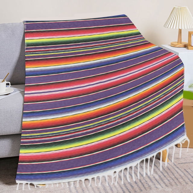 Meitianfacai Nappe Chemin de Table Couverture Tissée Multifonctionnelle Couverture de Conditionnement Couverture de Camping Couverture de Pique-Nique Convient pour la Maison l'Extérieur l'École le Bureau