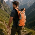 thumbnail image 1 of Sac à Dos d'Hydratation, Staron 2026 Sac d'Hydratation Léger pour la Randonnée, la Course et le Vélo, Sac à Dos d'Eau en Polyester Respirant et Ajustable avec Garniture Réfléchissante, Orange, 1 of 6