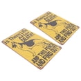 thumbnail image 4 of MesaSe 2Pcs Iron Dog Warning Signs Garden Warning Sign Vintage Hanging Sheet Picture, 4 of 10