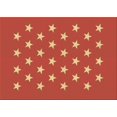 thumbnail image 1 of Ahgly Company Tapis d'Intérieur Rectangulaire Transitionnel Orange Rouge Orange Lavable à la Machine, 7 Pieds x 10 Pieds, 1 of 7