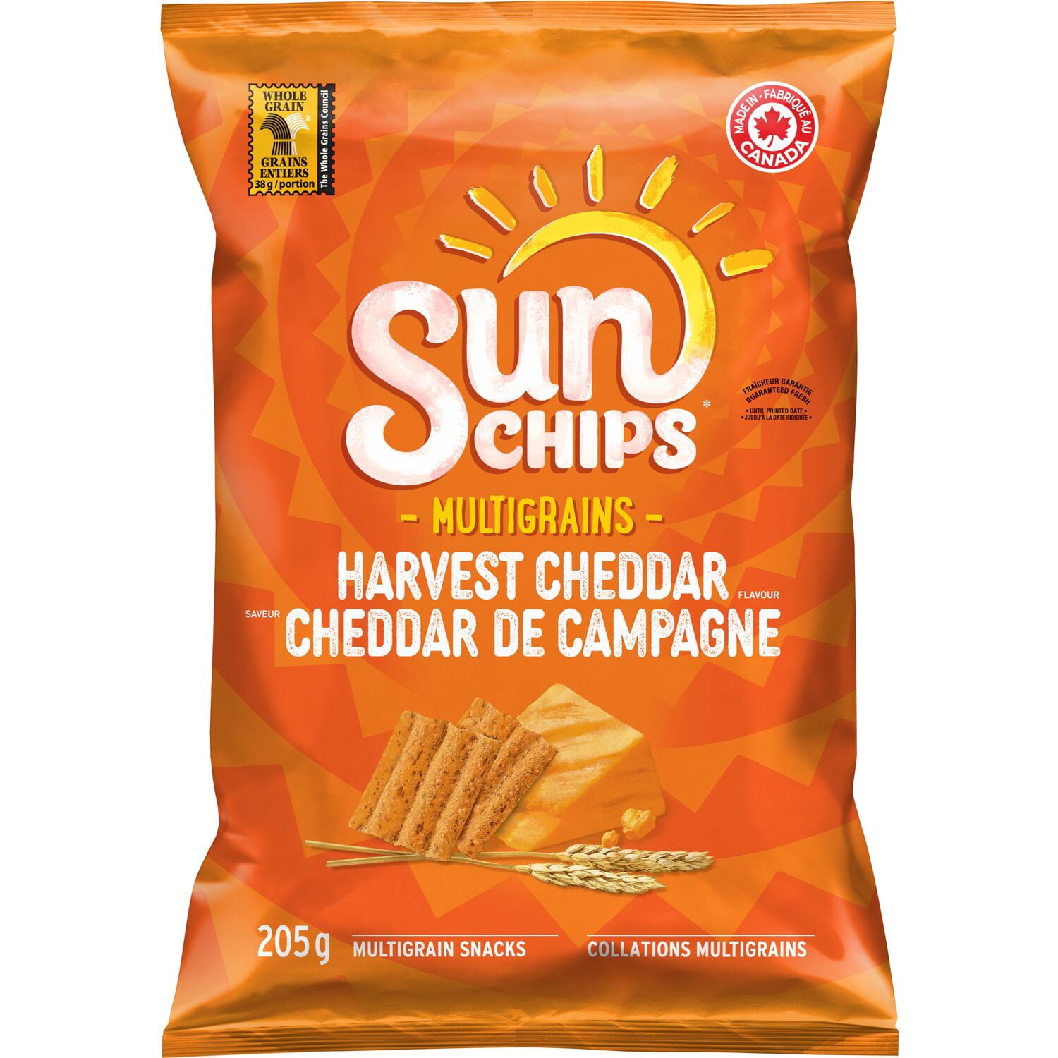 Collations multigrains SunChips Saveur Cheddar de campagne