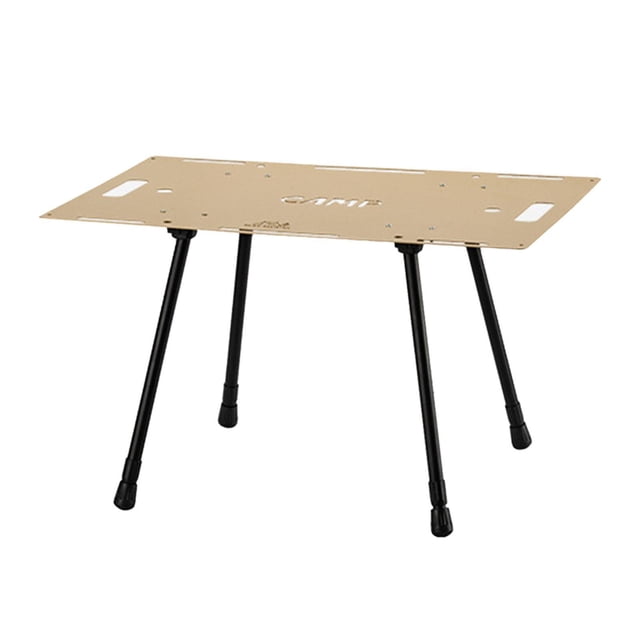 Almencla Folding Table Adjustable Height Multipurpose Stable Outdoor Table Picnic Coffee Table Furniture for Backpacking Hiking Garden Khaki