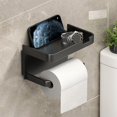 thumbnail image 2 of Rbaofujie Tissue Box Bathroom Mobile Phone Rack No Punching Paper Towel Storage and Storage Rack Household Roll Up Paper Box Suction Paper Box Wall Mounted Tissue Box Cover, 2 of 6
