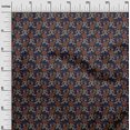 thumbnail image 2 of oneOone Polyester Lycra Fabric Leaves & Floral Block Print Fabric By Yard 56 Inch Wide, 2 of 4