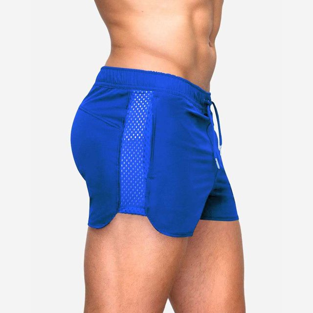 MYG Mens Fitness Mesh Shorts Running Training Quick-drying Athletic Sprint Shorts