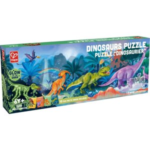 Hape : Puzzle 210 pcs / Dinosaure éclatant dans l'obscurité