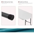 thumbnail image 4 of FDW Folding Table, Portable Fold-in-Half Event & Party Table, Compact Carrying Design, Plastic, White, 4 of 7