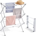 thumbnail image 1 of Kingrack Clothes Rack, Expandable Steel Laundry Drying Racks, White, 1 of 7