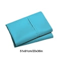 thumbnail image 3 of yulier 2Pcs Microfiber Queen Pillow Cases, Solid Color Super Soft Skin-friendly Cozy Pillowcases with Envelope Closure, Wrinkle, Fade and Stain Resistant Pillow Covers, 20x36, Blue, 3 of 5