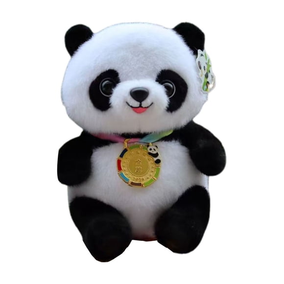 HUASHENG Cute Costume Changing Flower Panda Plush Toys Giant Panda Dolls Birthday And Souvenirs