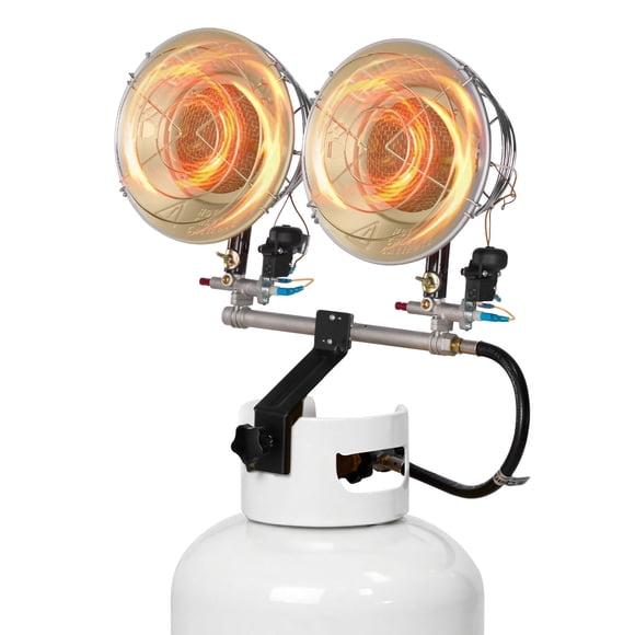 VEVOR Propane Tank Top Heater 30000 BTU Infrared Radiant Single Burner