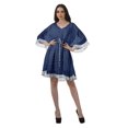thumbnail image 2 of Moomaya Robe de Plage Imprimée Vêtements de Vacances Femmes Robes en Georgette pour Femmes, 2 of 6