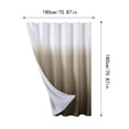 thumbnail image 2 of Composite Foam Polyester Shower Curtain Bathroom Curtain Cloth Shower Curtain 108 Wide Shower Curtain Liner Shower Curtain Pockets Extra Long Shower Curtain Set Shower Curtains with Hooks Shower, 2 of 8