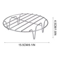 thumbnail image 3 of Stainless Steel Fryer Rack Multi-Layer Basket Accessory for Air Fryers Steaming and Dehydrating, 3 of 8