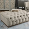thumbnail image 2 of Uttermost Pouf Blanc Antique Touffeté Kaniel, 2 of 5