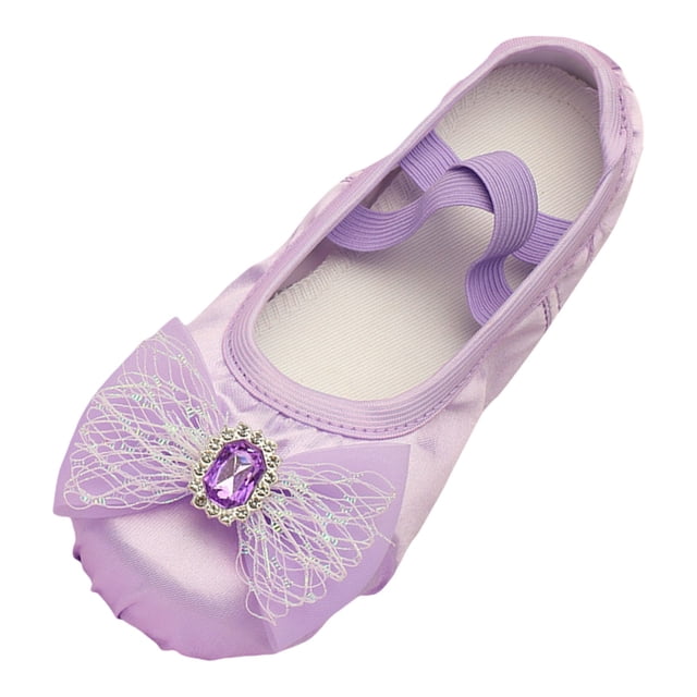 Kcodviy Children Shoes Dance Shoes Girls Shoes Size 2 Big Kid Warm Dance Ballet Performance Slip on Shoes Girls indoor Shoes Yoga Dance Large Size Shoes