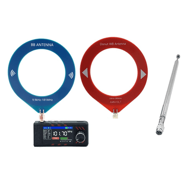 SI4732 Mini Radio Receiver 10Khz-180Mhz LSB USB AM FM All Band Mini Pocket Radio with Antenna HF SW MW VHF Radio,1 x MINI SI4732 radio 2 x Loop Antenna 1 x Antenna