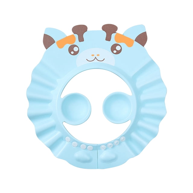 TIMIFIS Bonnet de Shampoing Bébé Nourrisson Bonnet de Shampoing Enfant Protection des Oreilles Bonnet de Shampoing Bonnet de Douche Solaire Éponges Exfoliantes