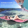 thumbnail image 2 of Soozier 6.5x2ft Floating Mat Water Carpet Recreation Swimming Pool Lake Island, 2 of 9