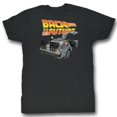 thumbnail image 1 of Back To The Future Movies Btf Car Adult Short Sleeve T Shirt, 1 of 2