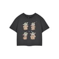 thumbnail image 1 of Star Wars The Mandalorian T-Shirt Court Gris à Manches Courtes pour Femmes, 1 of 6