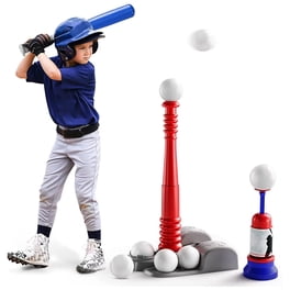 Ensemble de Jouets d'Extérieur T pour Tout-Petits avec Support de T-Shirt de Frappe de 20 Pouces 9 Balles de Baseball Souples Batte Équipement de