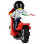 LEGO City: Pizza Delivery Man with Motorcycle