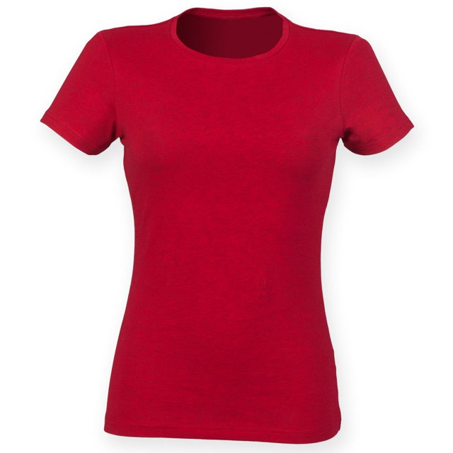 Skinni Fit Womens Feel Good Stretch Short Sleeve T-Shirt