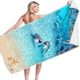 thumbnail image 4 of Fesfesfes Travel Microfiber Beach Towel Lightweight Quickly Dry Construction Sandproof Technology Colorful Design Multipurpose Swim Blanket Pool Shore Accessory, 4 of 4