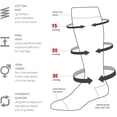 thumbnail image 4 of Womens Graduated Compression Socks 15-20 20-30 mmHg Athletic Running Nurse Stockings, 4 of 7
