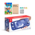 thumbnail image 1 of Nintendo Switch Lite Blue with Mario Rabbids Kingdom Battle and Mytrix Accessories NS Game Disc Bundle Best Holiday Gift, 1 of 5