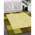 thumbnail image 3 of Ahgly Company Machine Washable Indoor Rectangle Transitional Dark Yellow Green Area Rugs, 2' x 4', 3 of 7