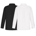 thumbnail image 4 of Timegard 2pc Cotton Linen Shirts for Women Plus Size Button up Side Split Blouse Fall Solid Color Tops, 4 of 6