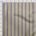 thumbnail image 2 of oneOone Tissu Popeline de Coton Rayures Multicolores Tissu Imprimé 1 Yard 56 Pouces de Large, 2 of 3