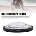 thumbnail image 3 of Camera Kaleidoscope Filter High Transmittance Optical Glass Lens Effects Filter Versatility Photography Grade Kaleidoscope Lens Rainbow Mirror Effects Enhance Image Quality DSLR, 3 of 7