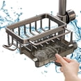 thumbnail image 2 of TopLLC Kitchen Accessories, Kitchen Essentials, Kitchen Tools Faucet Storage Rack Cloth Storage No Punching Can Hollowed Out Sink Storage Rack Storage rack, 2 of 3