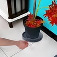 thumbnail image 4 of Support de Jardinière à Roulettes avec 2 Plateaux Ronds Transportable sur Roues pour Usage Intérieur Extérieur Polyvalent Maison Dortoir et Présentation Pratique, 4 of 5