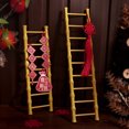 thumbnail image 2 of SEWACC 3pcs Ladder Decorative Wood Ladder Khaki Delicate Design for Celebration with Lovers, 2 of 8