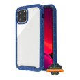 thumbnail image 1 of Apple iPhone 11 PRO Phone Case Hybrid Cover with [Rigid Panel] [TPU Cushion] Enhanced Hand-Grip TPU Cushion Frame + Transparent Clear Shock-Absorbing Armor Rubber Bumper BLUE Cover for iPhone 11 Pro, 1 of 2