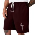 thumbnail image 1 of Diufon Men's Athletic Shorts Drawstring Waisted Outdoor Sport Shorts Spring Summer Hiking Shorts with Pockets, 1 of 4
