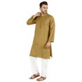 thumbnail image 3 of Atasi Ensemble Kurta Pyjama 2 Pcs pour Homme, Col Henley, Kurta Long Décontracté, 3 of 7