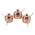 thumbnail image 2 of Ensemble de Boîtes à Assaisonnement en Acier Inoxydable, Ensemble de 3 Pcs de Pots à Condiments Pot à Sel Poivre Sucre avec Couvercle Cuillère et Support pour Maison Restaurant, 2 of 8