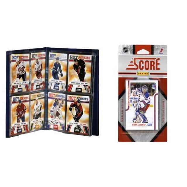 C & I Collectables 2011NYRTS NHL New York Rangers Licensed 2011 Score Team Set and Storage Album