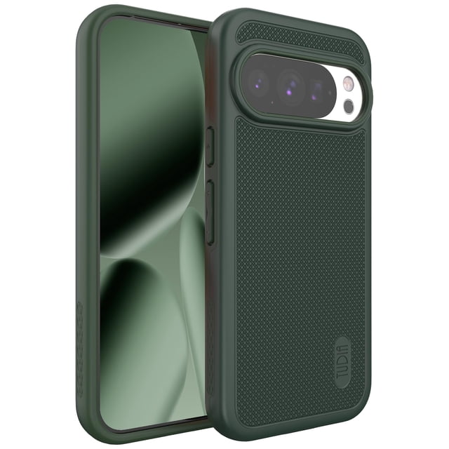 TUDIA MergeGrip pour Google Pixel 10 Case et Google Pixel 10 Pro Case 2025 - Vert Pin