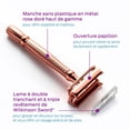 thumbnail image 2 of Schick® Hydro Silk Rose Gold Double Edge Safety Razor, 2 of 9