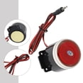 thumbnail image 3 of Lefu 1pcs 120dB Loud Siren Horn Home Security Sound Alarm System DC12V 24V, 3 of 7