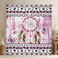 thumbnail image 1 of YST Rideaux et Draperies Attrape-Rêves Bohèmes pour Filles Femmes Rideaux Occultants Ombrés Roses, Rideaux Boho Dégradés Aztèques Chic Papillon Rideaux Occultants, Draperies de Fenêtre Esthétiques Abstraites, 1 of 6