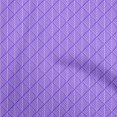 thumbnail image 1 of oneOone Silk Tabby Violet Fabric Geometric Sewing Material Print Fabric By The Yard 42 Inch Wide, 1 of 4